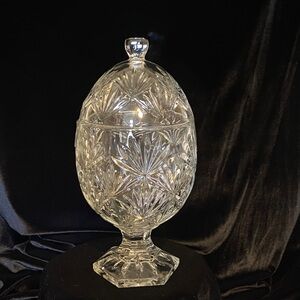 Elegant Crystal Decorative Candy Dish